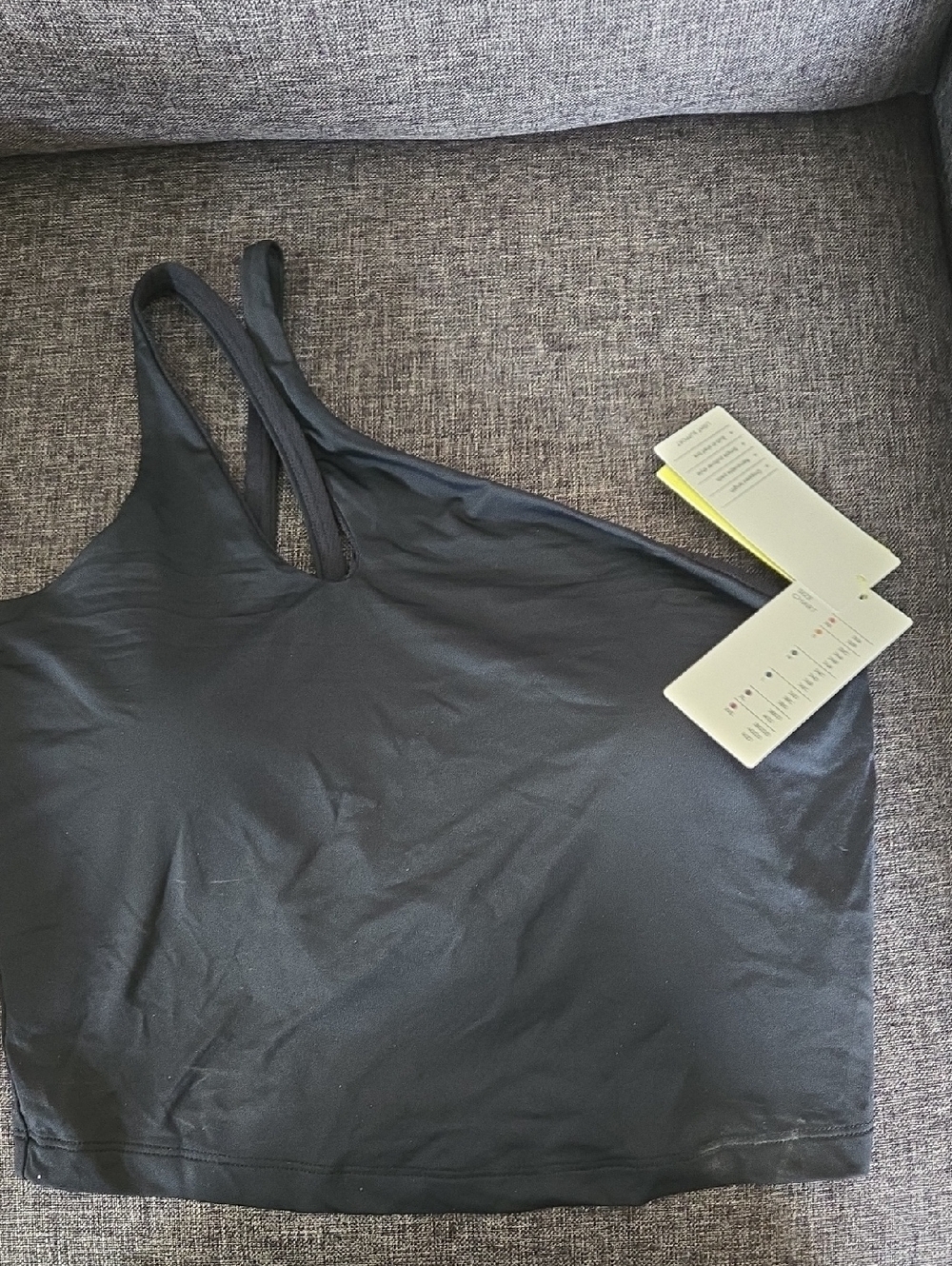 Black Cropped Tank Top